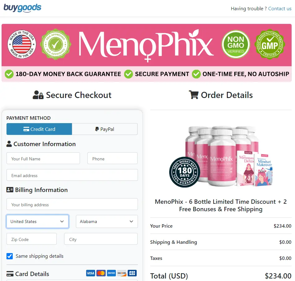 Menophix How to Buy